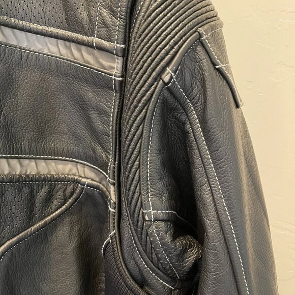 Authentic Harley Davidson Men S.W.A.T. HDMC Black Leather Jacket 3XL NWOT - Picture 13 of 14